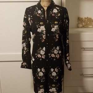 H&M Floral Shirt Dress